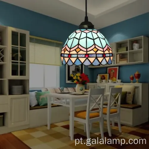 Lustre de vidro europeu vintage para interiores luxuosos